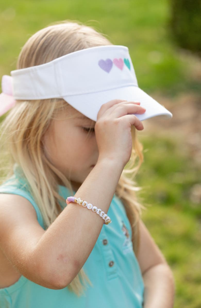 Bits & Bows Sparkle Girls' Bracelet, Alternate, color, Lavender/Aqua/Pink