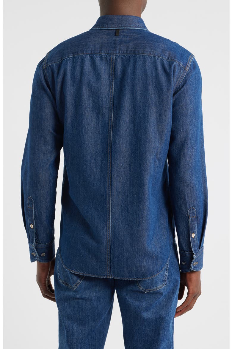 Tomlin Denim Button-Up Shirt, Alternate, color, KENNMORE