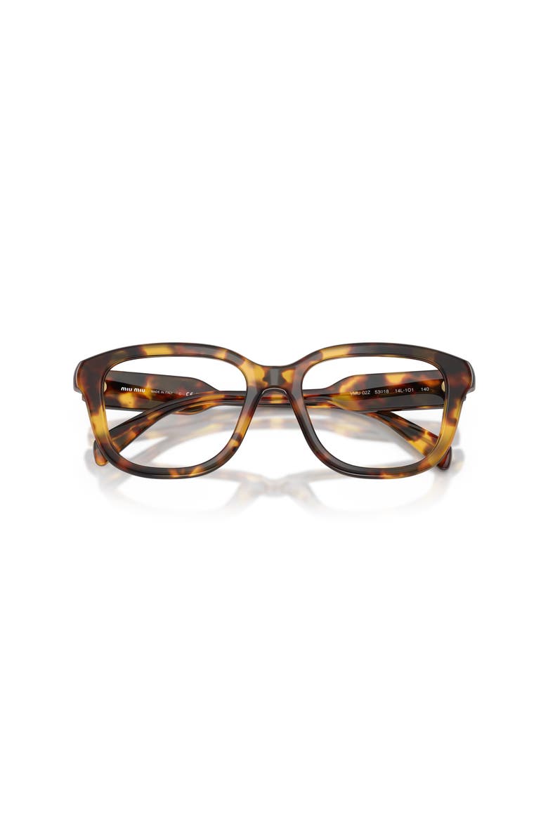 51mm Rectangle optical glasses, Alternate, color, Tortoise