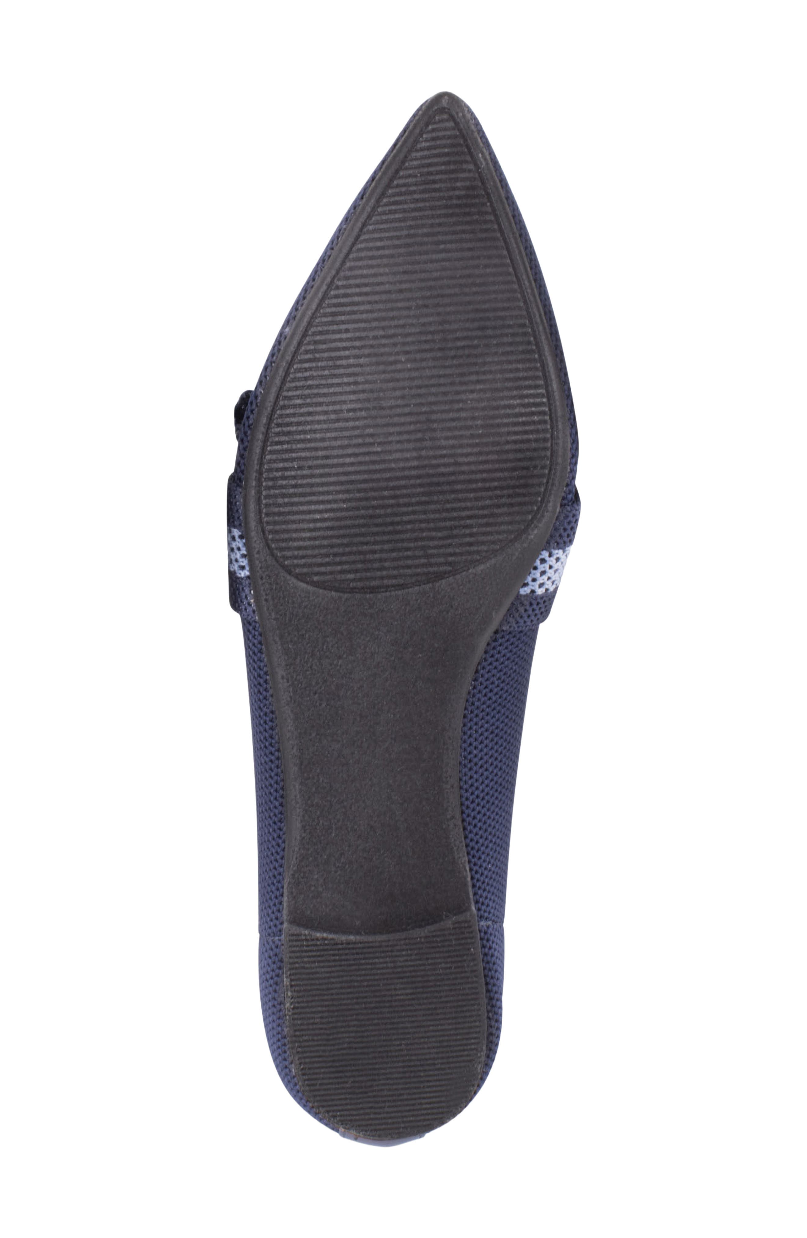 Florentia Pointed Toe Loafer, Alternate, color, NAVY