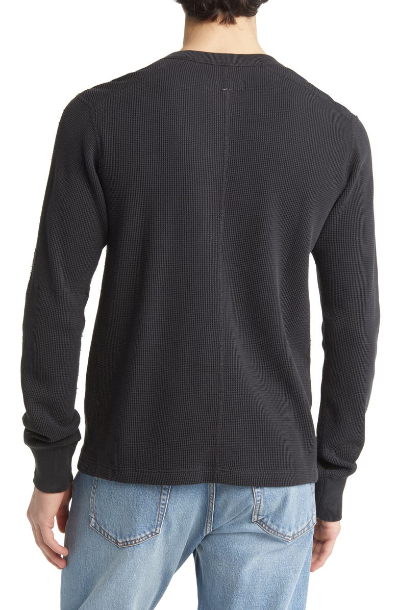 rag & bone Garment Dyed Waffle Henley | Nordstromrack