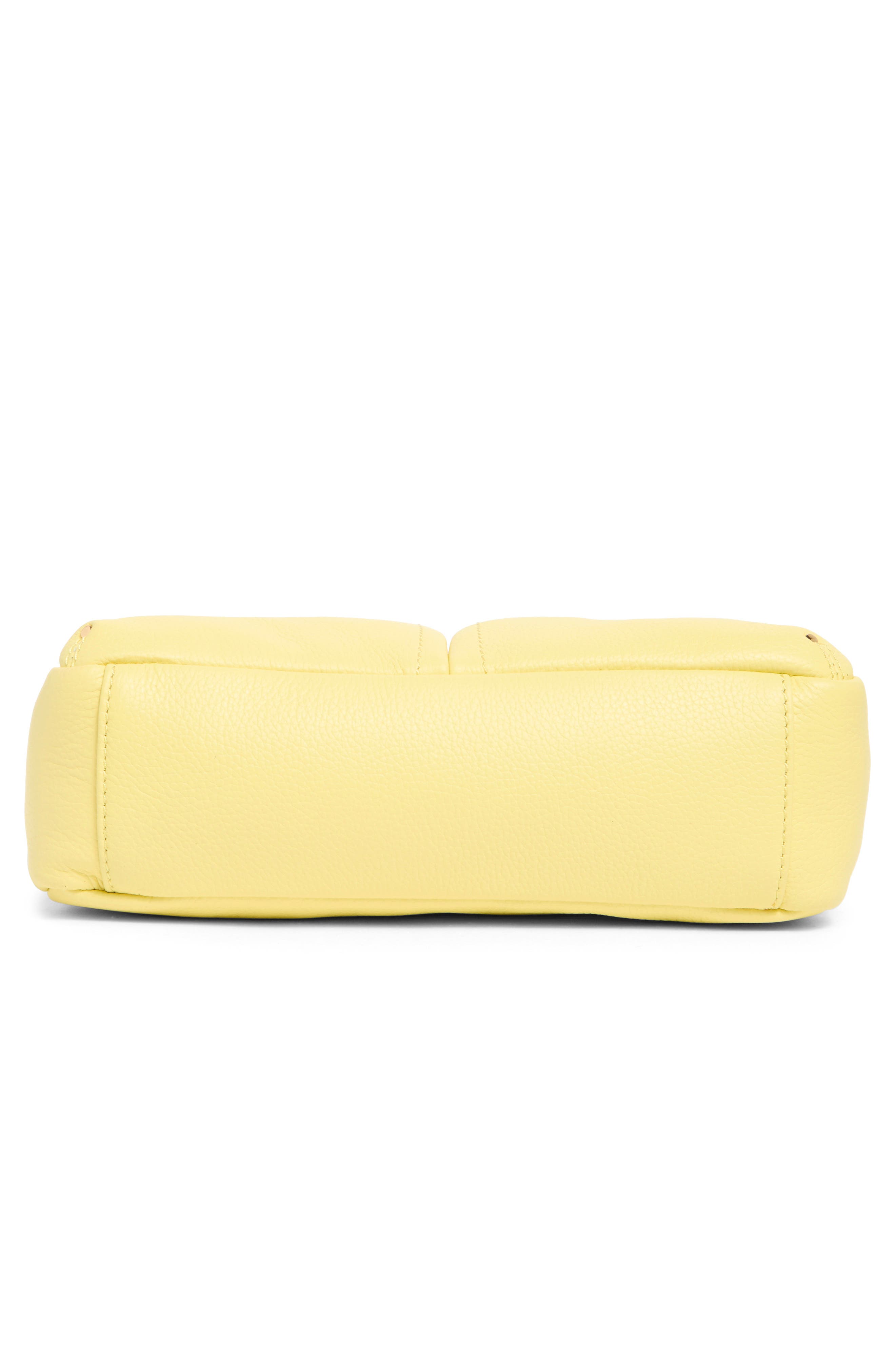 AIMEE Vistas Leather Crossbody Bag, Alternate, color, Banana Cream