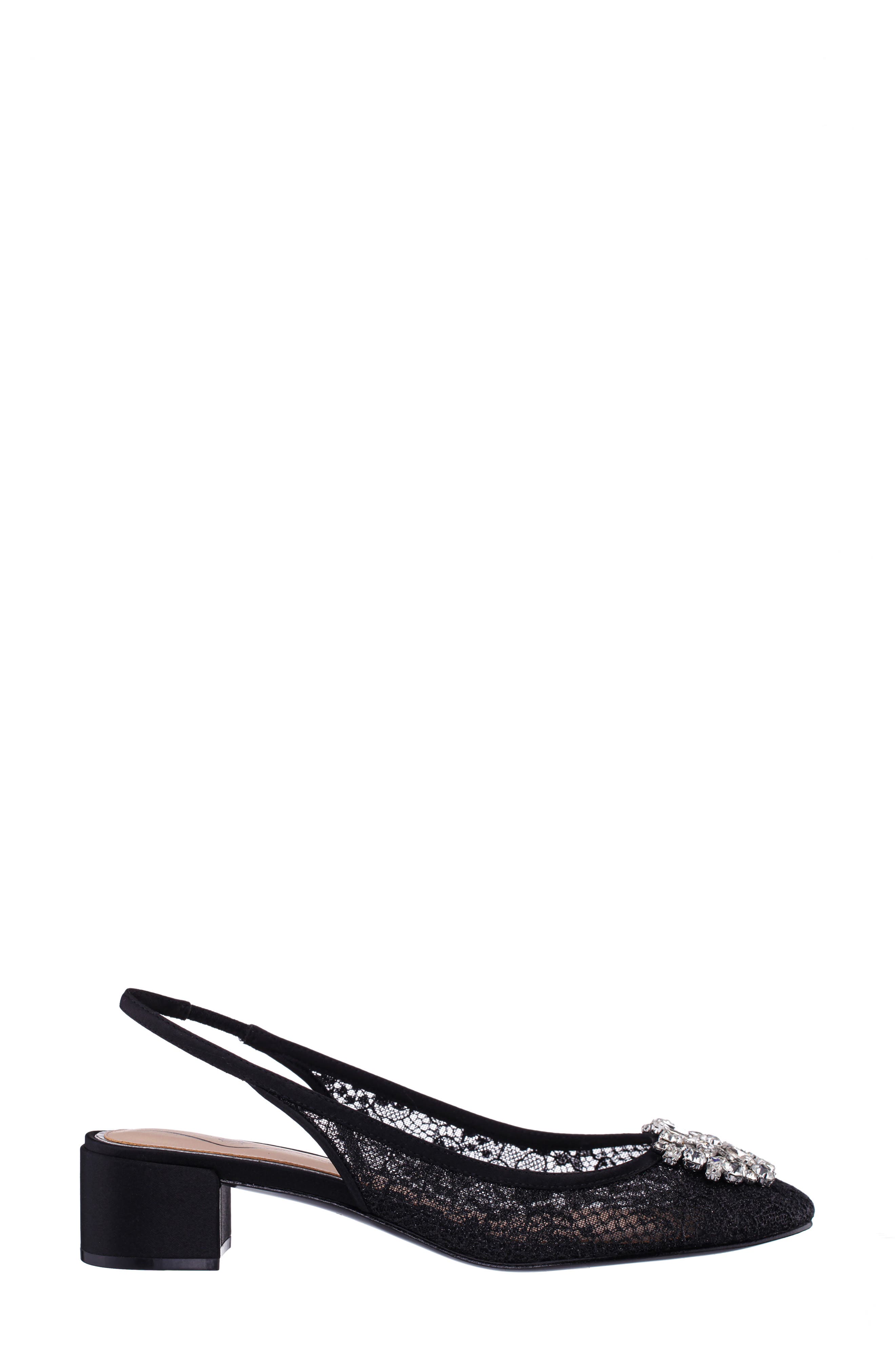 Nina Klara Slingback Pump, Alternate, color, Black