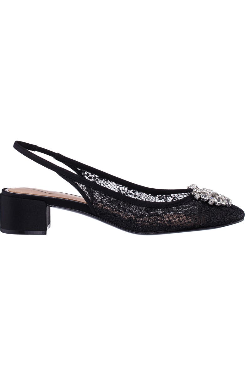 Nina Klara Slingback Pump, Alternate, color, Black