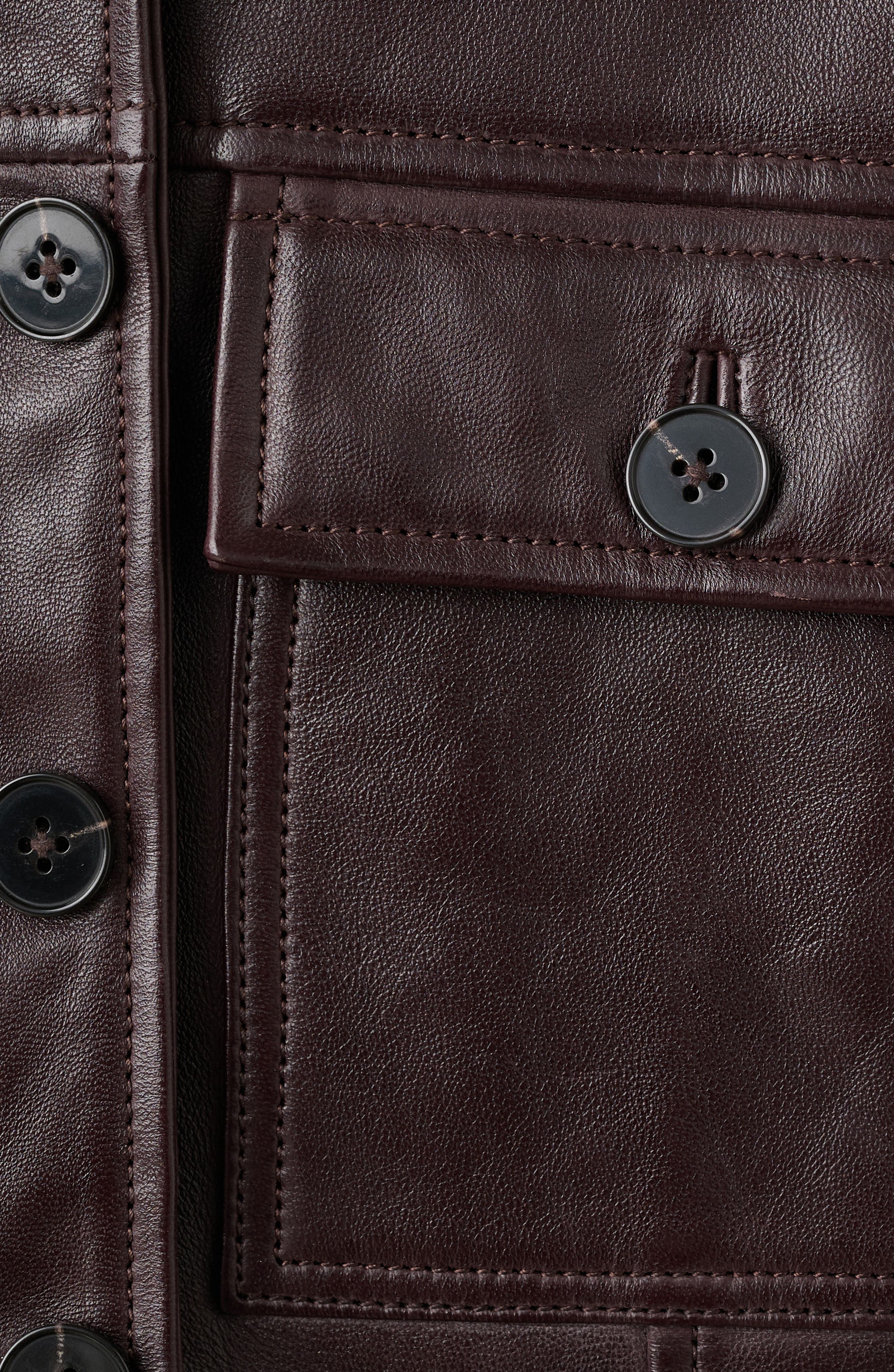 Женские MANGO Chaqueta Saint Leather Jacket — фото 6