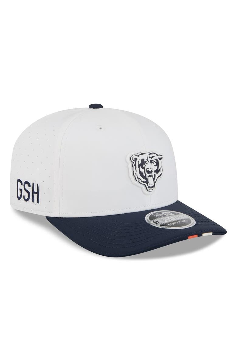 New Era Men's New Era  White/Navy Chicago Bears 2025 NFL Training Camp 9SEVENTY Adjustable Hat, Alternate, color, 