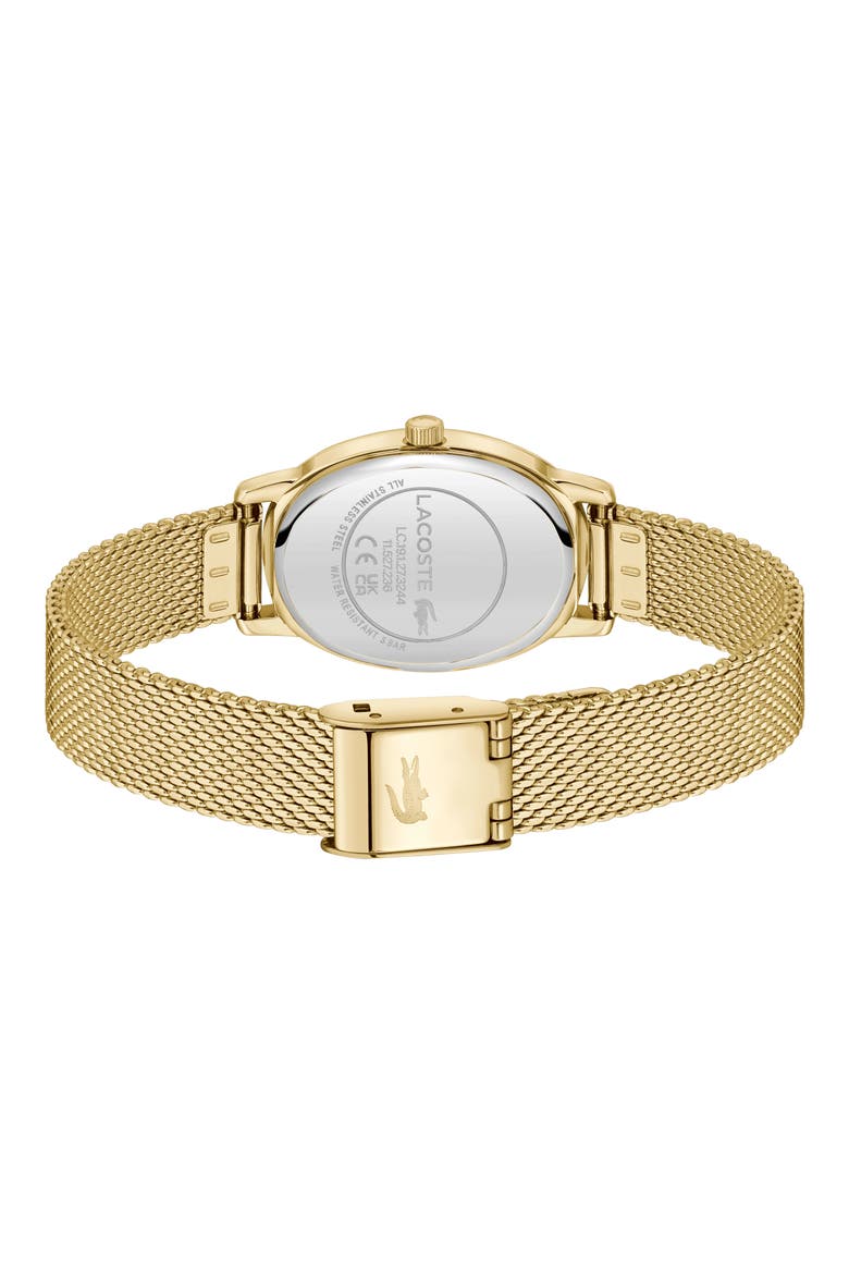 Parisienne Mesh Strap Watch, 30mm x 22mm, Alternate, color, GOLD
