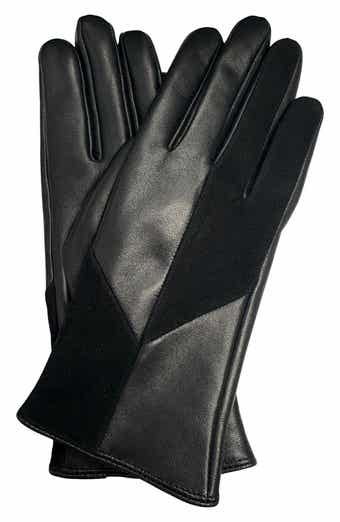 Tech Suede & Leather Gloves
