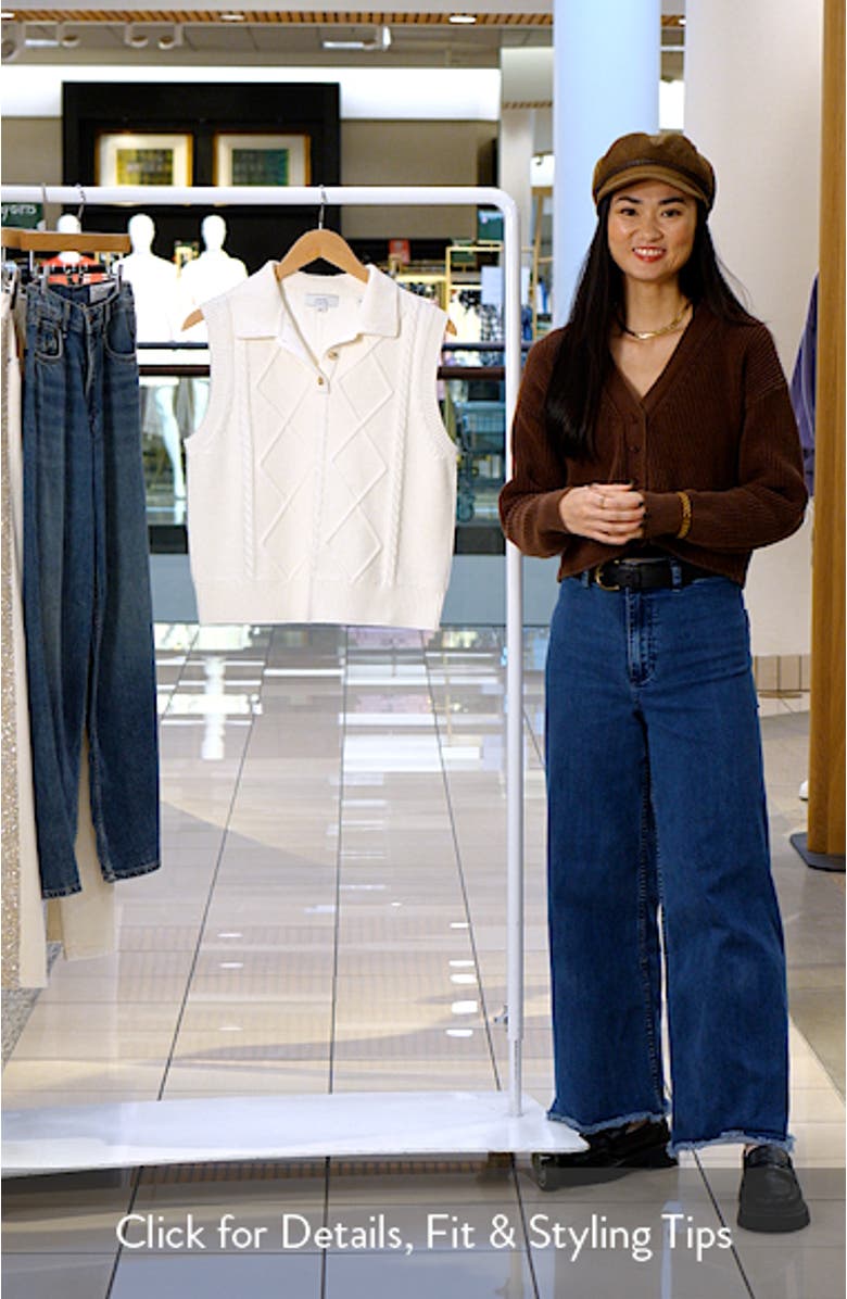 Polo Cable Sweater Vest, sales video thumbnail