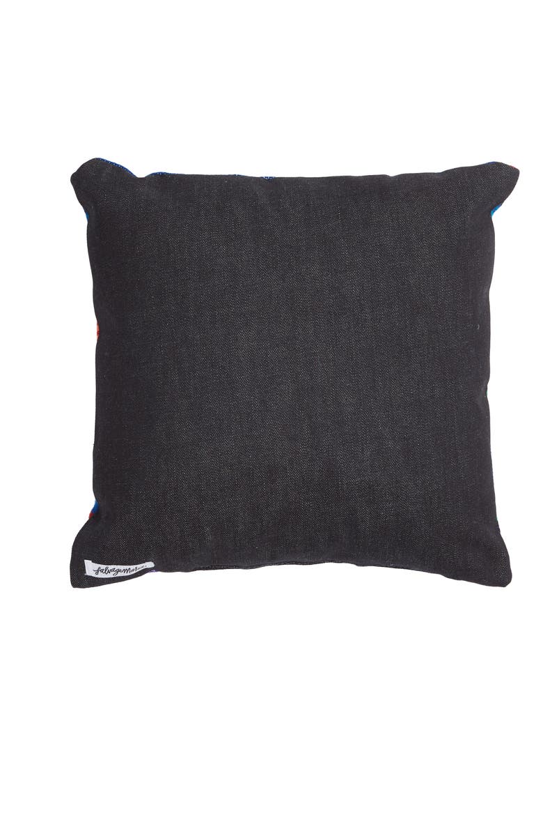SALVAGE MARIA Small Salito Serape Square Accent Pillow, Alternate, color, 