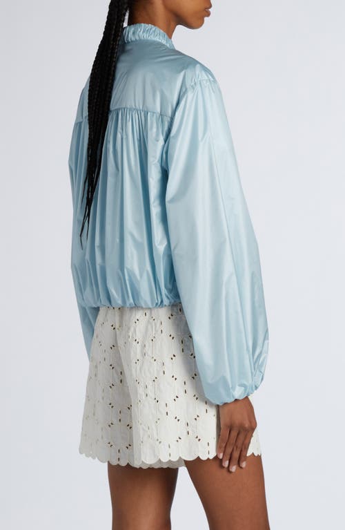 Shop Moncler Chazeron Bomber Jacket In Light Blue