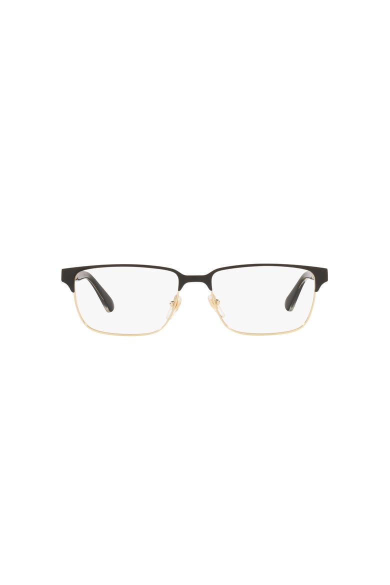 58mm Rectangle optical glasses, Alternate, color, Gold