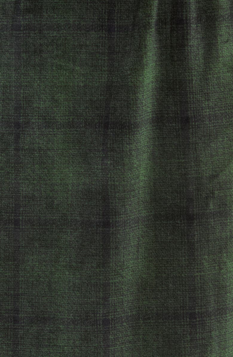 NORDSTROM MEN'S SHOP Ombré Plaid Fleece Robe, Alternate, color,