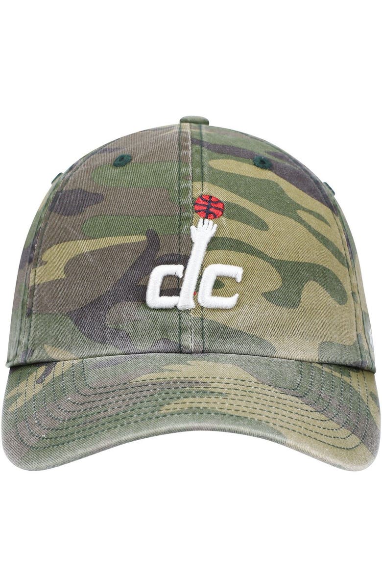 '47 Men's '47 Camo Washington Wizards Clean Up Adjustable Hat, Alternate, color,