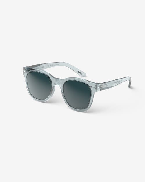 Izipizi Womens Frozen Blue #n Oversized Square-framed Sunglasses In Blue