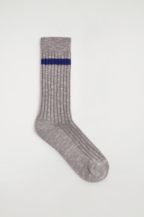 Chunky Rib-knit Socks