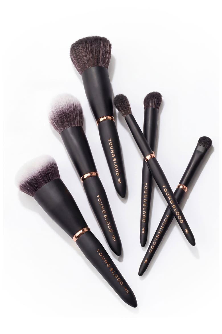 Travel Luxe Brush Set, Alternate, color, Black