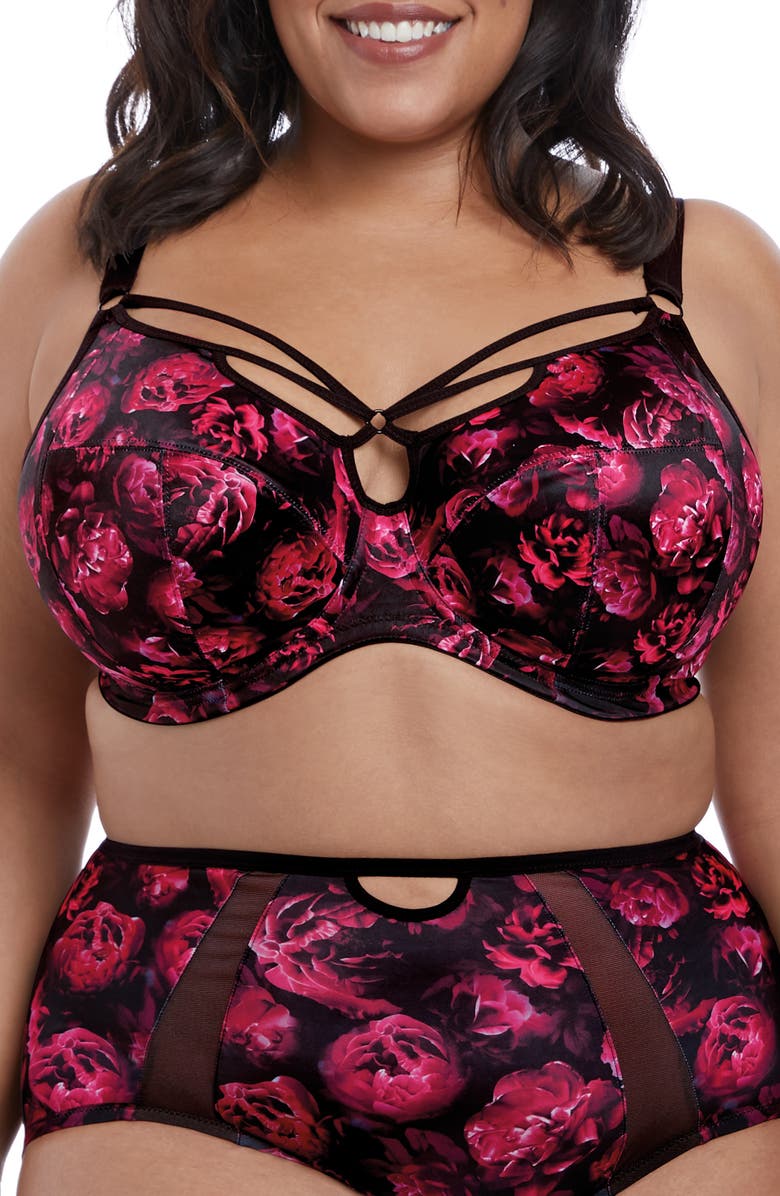 Elomi Soraya Underwire Plunge Bra, Main, color, 