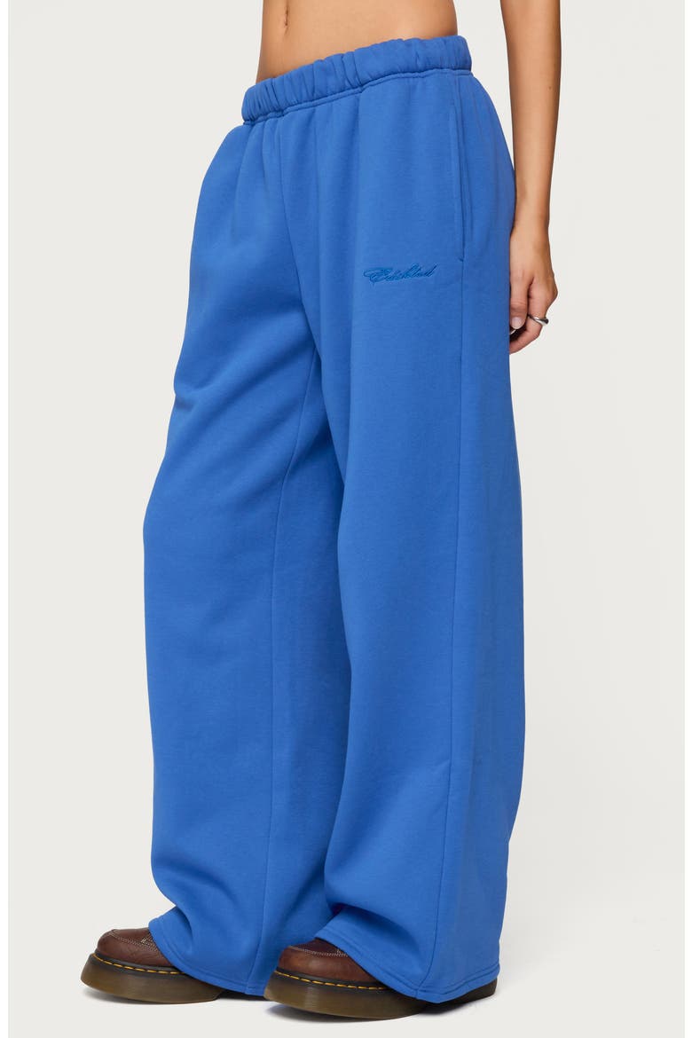 Basic Girl Wide Leg Sweatpants, Alternate, color, BLUE
