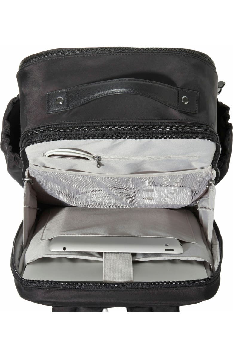 BAGGALLINI Tribeca Expandable Laptop Backpack, Alternate, color, Black Twill