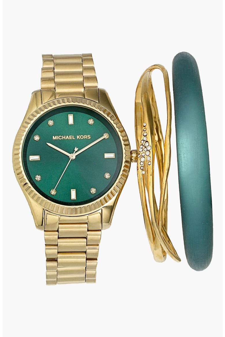 'Miss Havisham - New Wave' Bangle, Alternate, color, GOLD