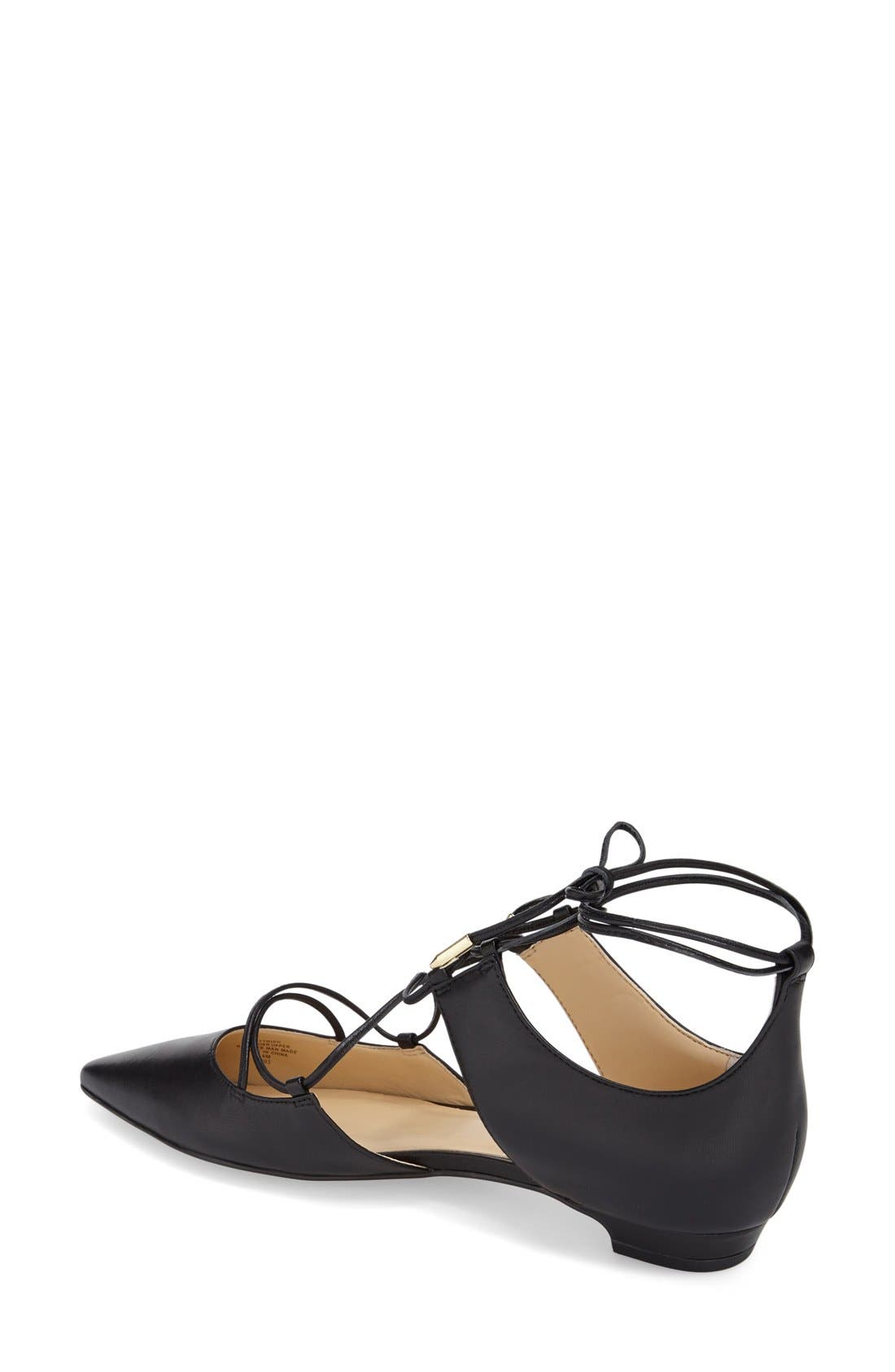 Ivanka Trump 'Trish' d'Orsay Ghillie Flat, Alternate, color, 