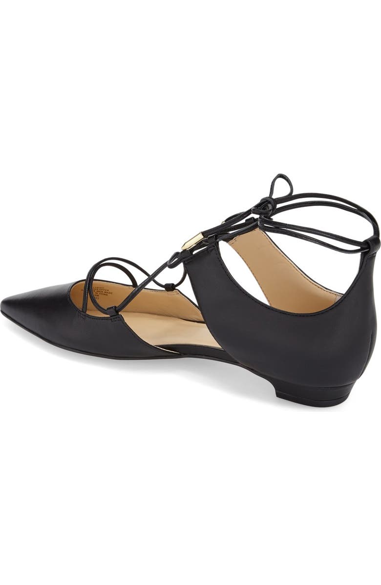 Ivanka Trump 'Trish' d'Orsay Ghillie Flat, Alternate, color,