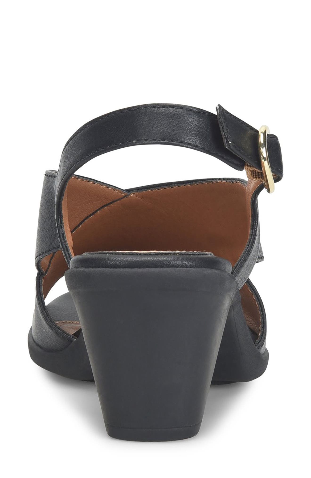 EUROSOFT Kylie Slingback Sandal, Alternate, color, Black