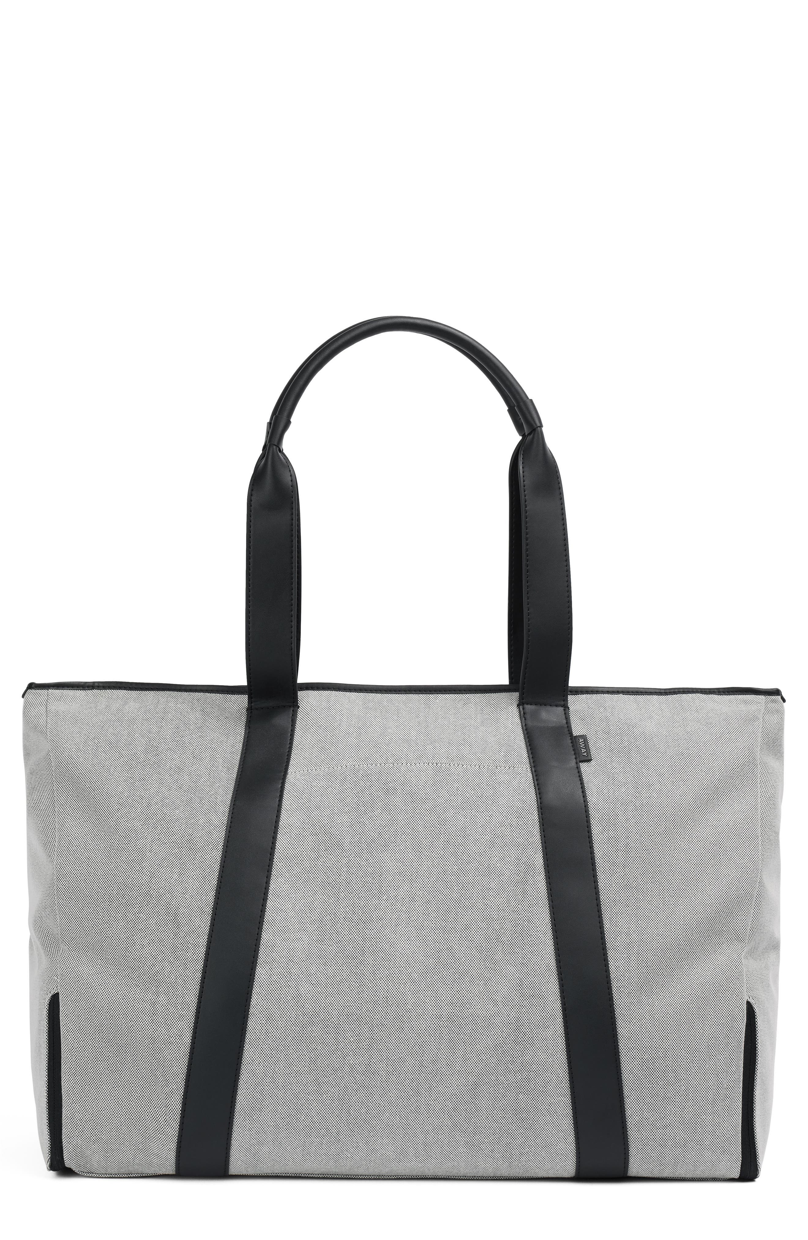Away Transit Canvas Tote, Main, color, Transit Canvas Black