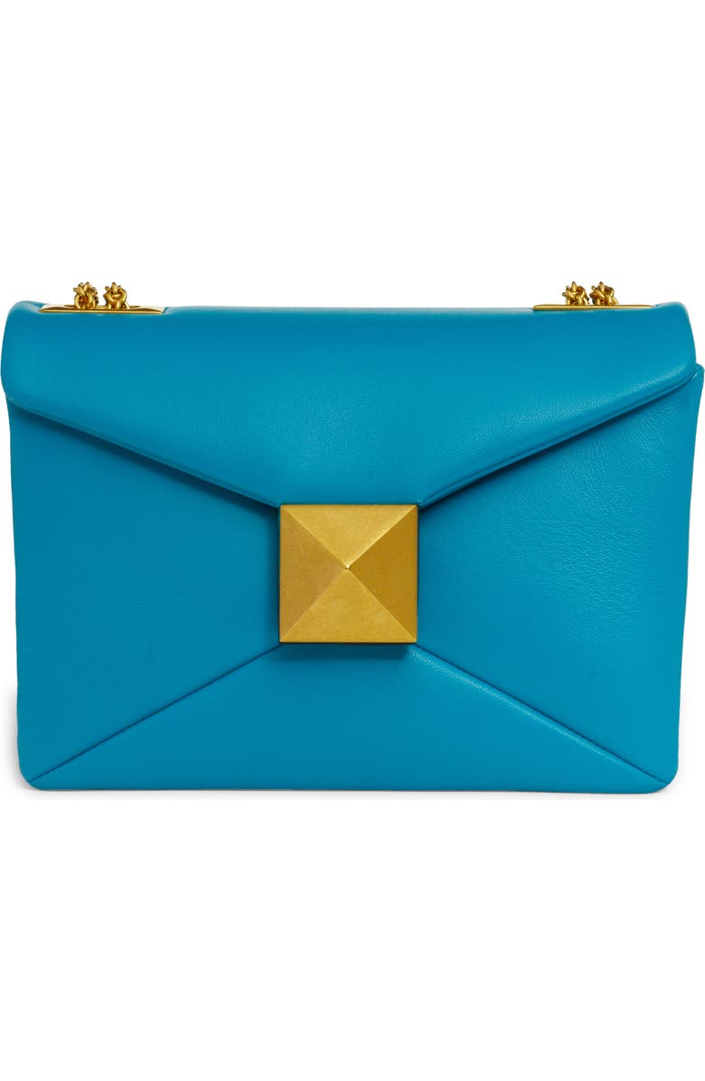 Valentino Garavani One Stud Leather Shoulder Bag, Main, color,