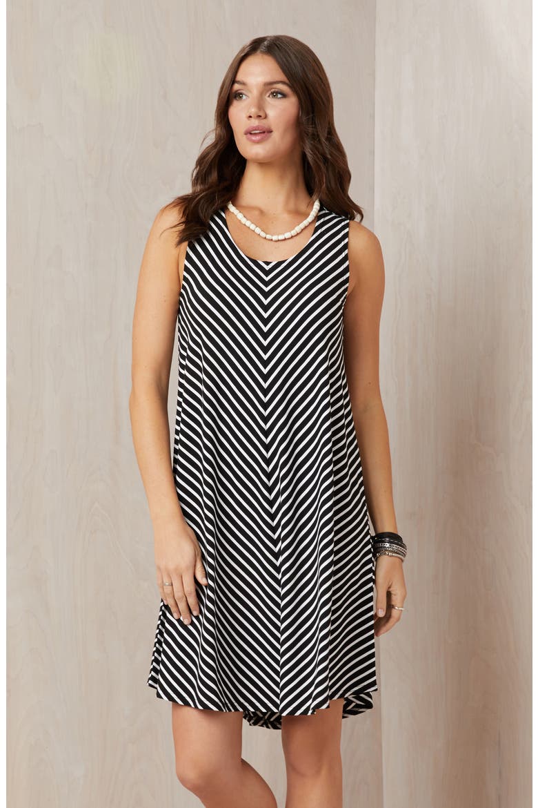 Stripe Swing Dress, Alternate, color, STRIPE