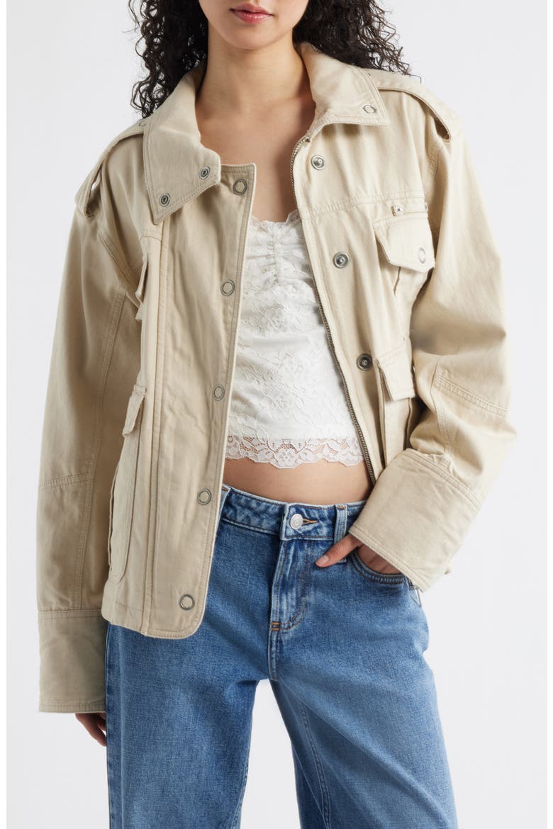 Kali Utility Jacket, Main, color, MORNING OAT