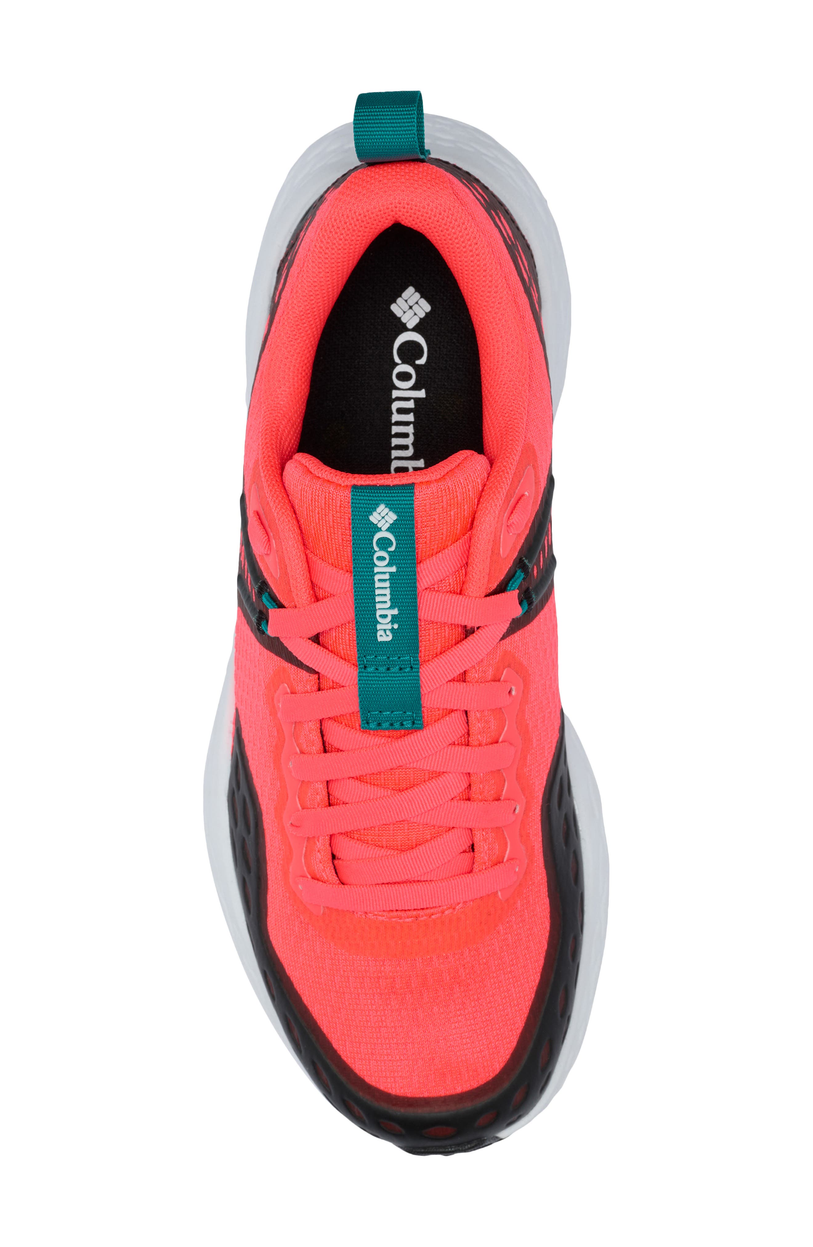 Konos™ TRS Trail Running Shoe, Alternate, color, NEON SUNRISE/ TEAL CHLORIDE