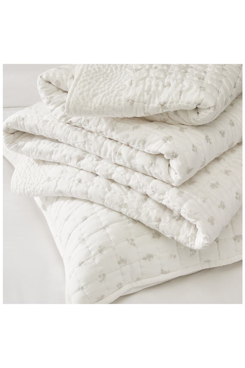 Lille Quilt, Alternate, color, WHITE/ GREY