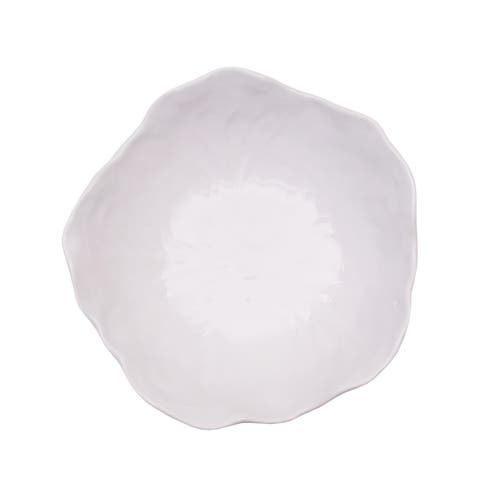 White Cabbage Large Serving Bowl Dish 10.63"