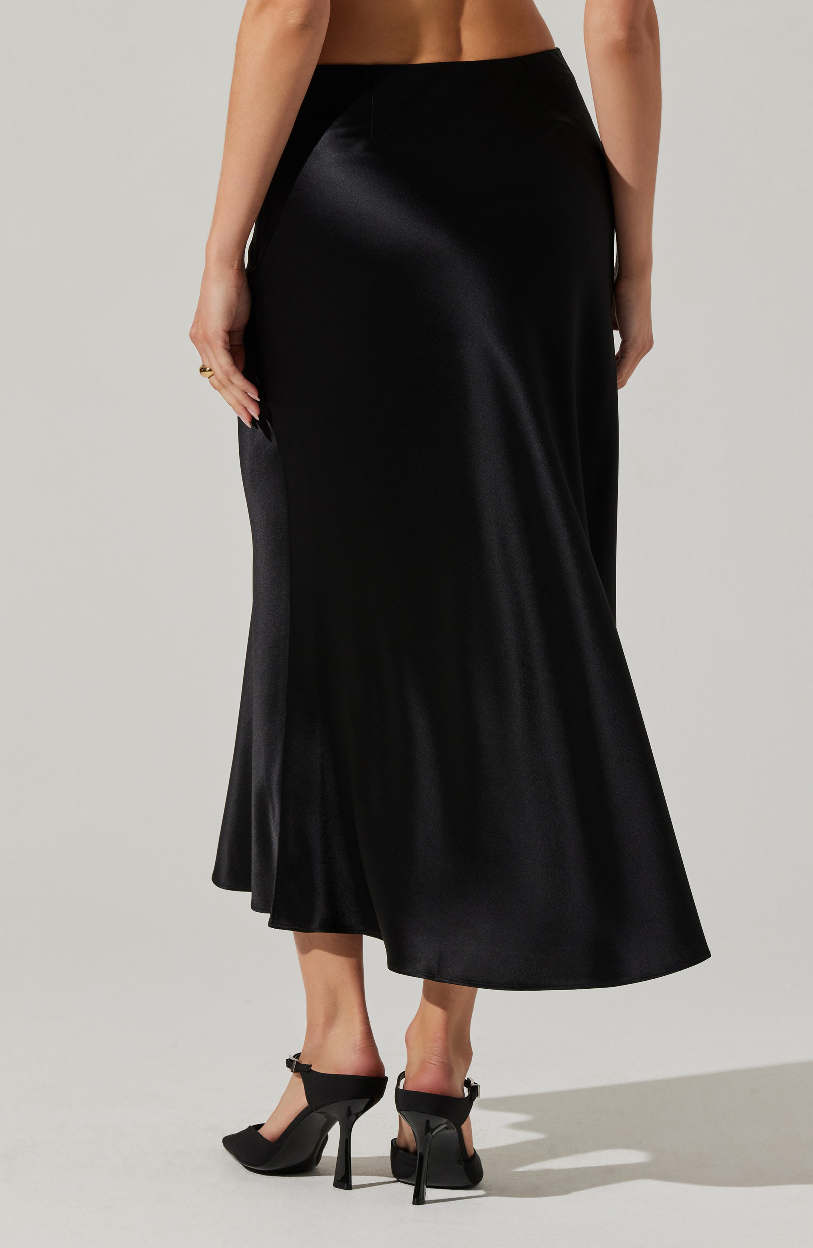 ASTR the Label Windey Satin Midi Skirt (Women) | Nordstromrack