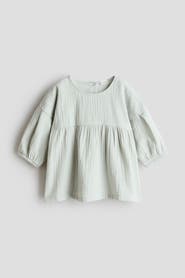 H&M Cotton Muslin Dress