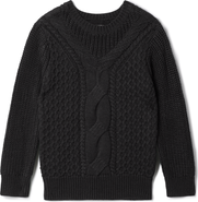 Hopscotch Cable Knit Crewneck Sweater