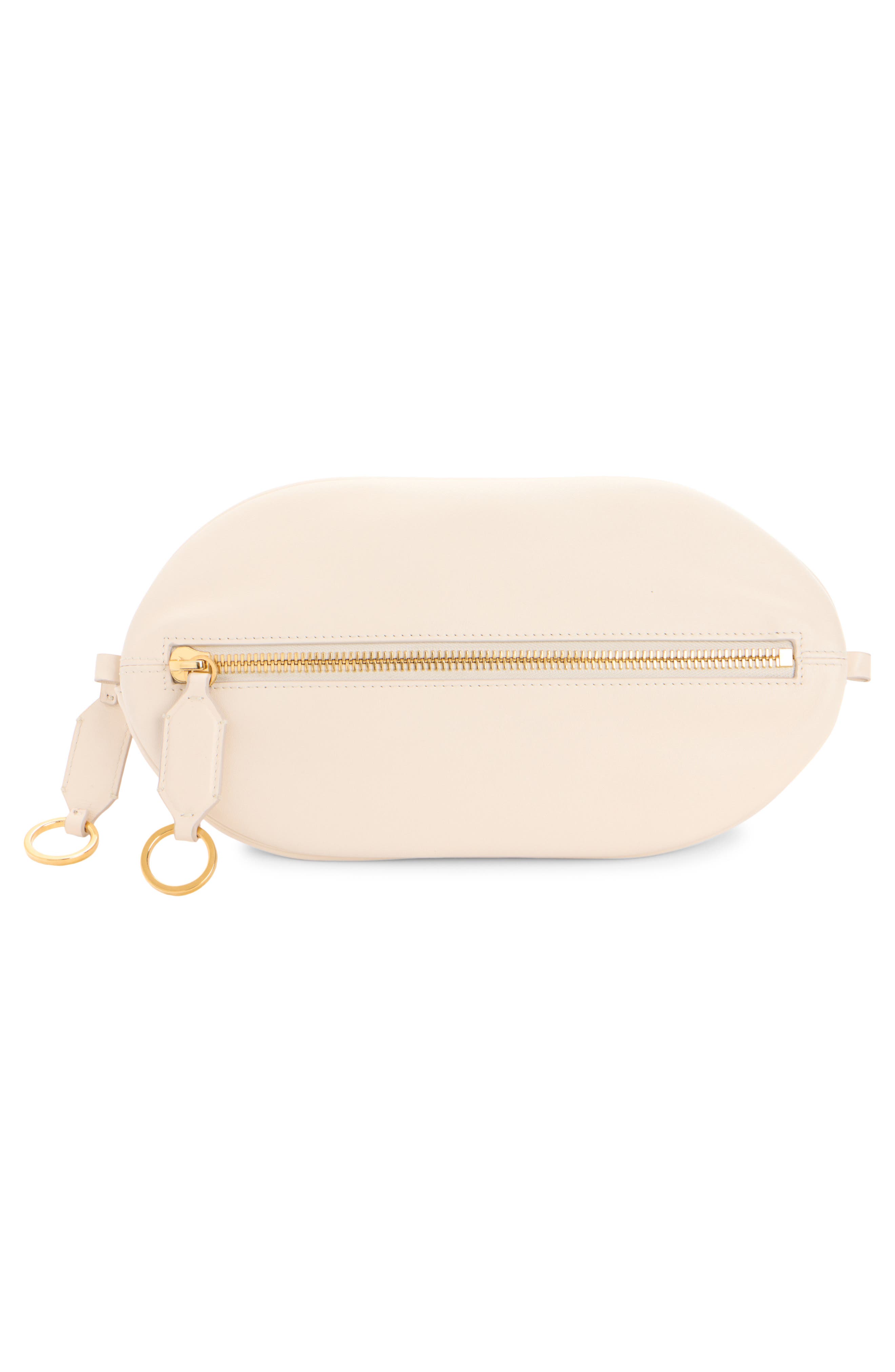 Mini Bolero Leather Bowling Bag, Alternate, color, CREAM/ BISCUIT