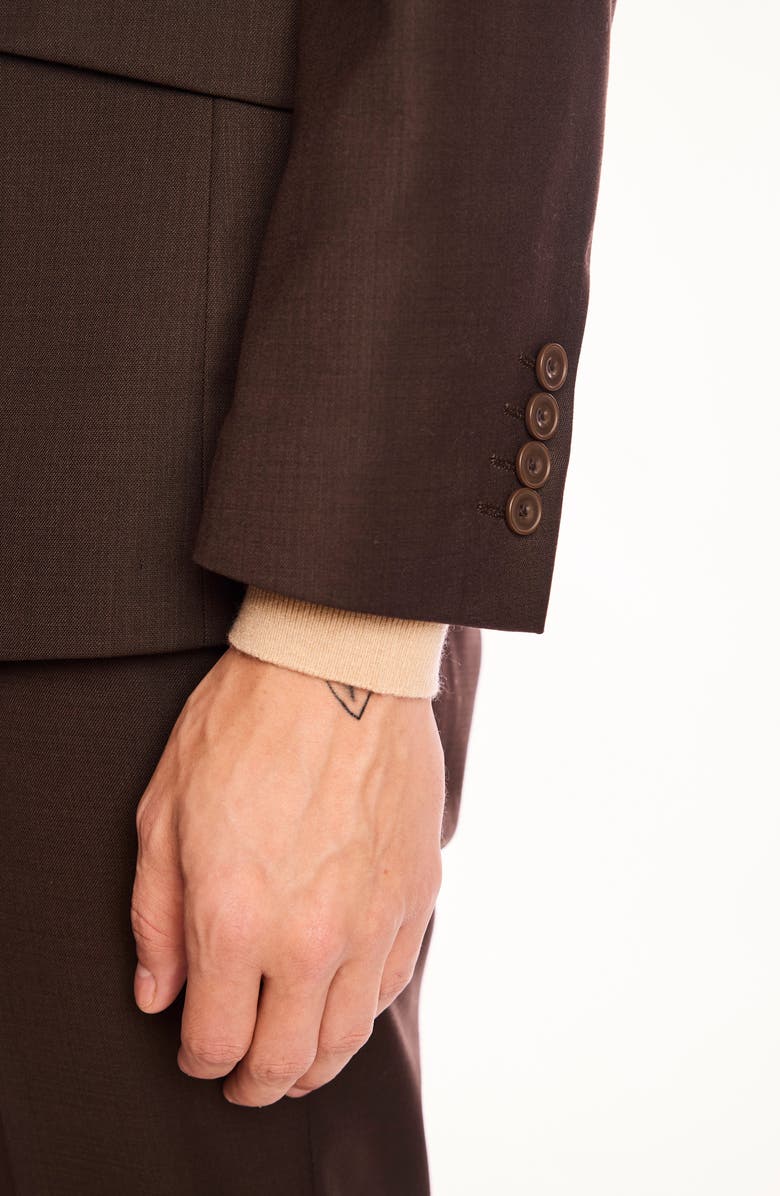 PAISLEY & GRAY Dover Slim Fit Blazer, Alternate, color, Dark Chocolate