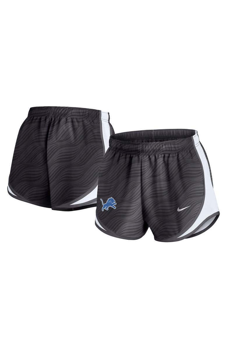 Nike Women's Nike Anthracite Detroit Lions Tempo Performance Shorts, Main, color, Anthracite