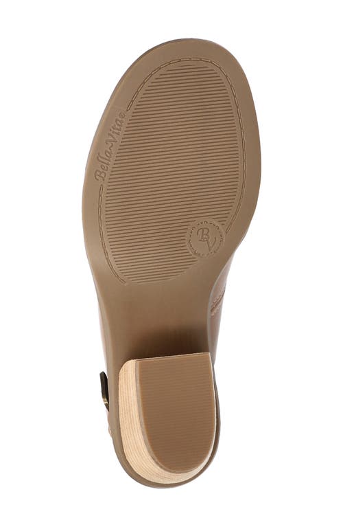 Bella Vita Cameron Slingback Sandal In Beige