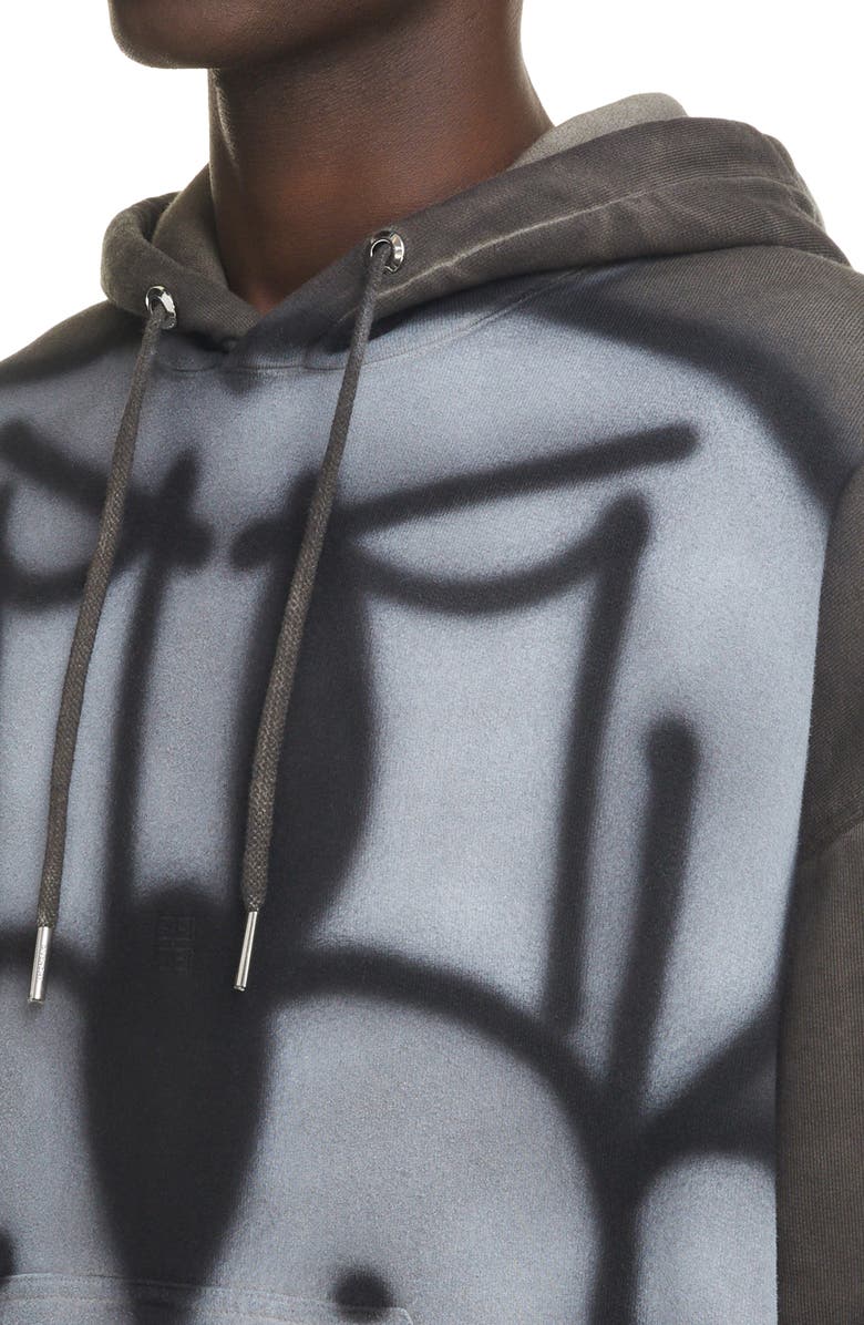 Givenchy x Chito Graffiti Tag Graphic Hoodie, Alternate, color, 309-Military Green