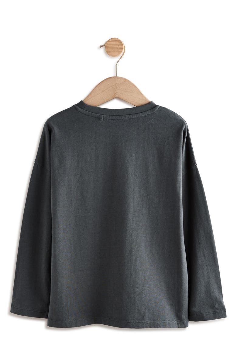 NEXT Kids' Sequin Heart Long Sleeve T-Shirt, Alternate, color, Grey