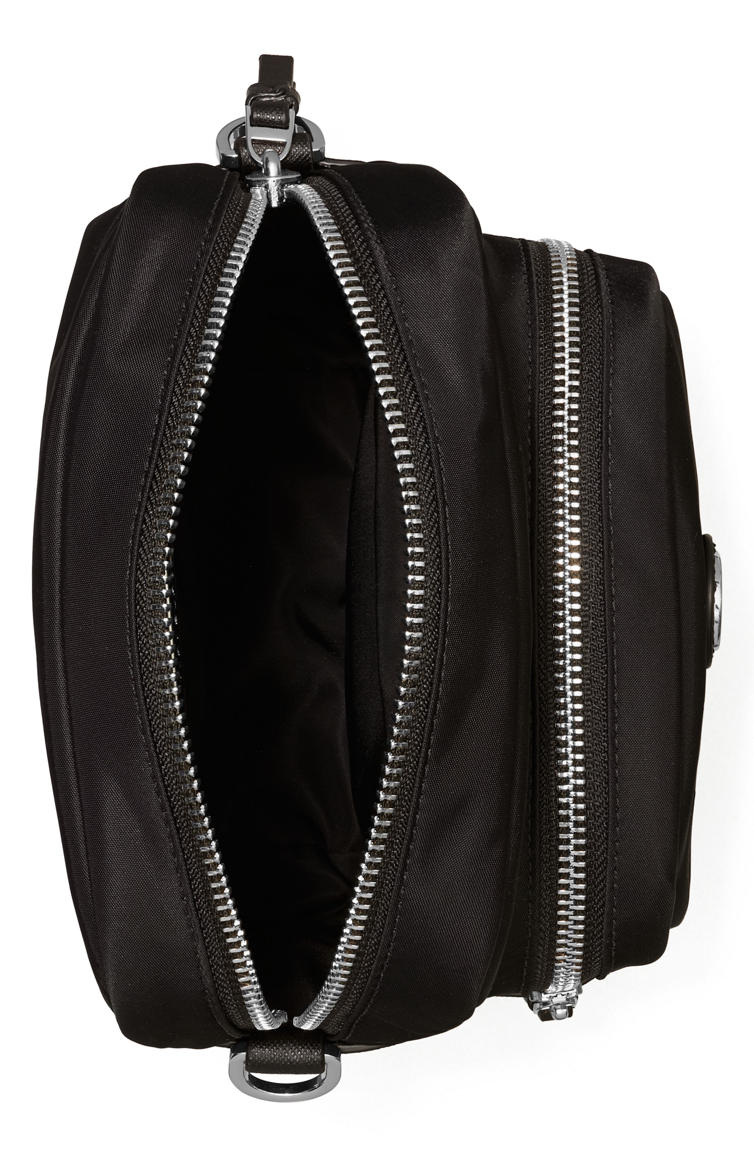 Tory Burch T Monogram Recycled Nylon Crossbody Camera Bag, Alternate, color, 