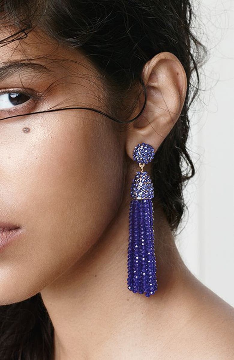 BaubleBar 'Nynette' Tassel Drop Earrings, Alternate, color, 