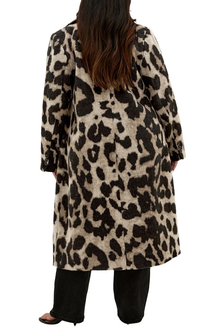 Print Coat, Alternate, color, LEOPARD