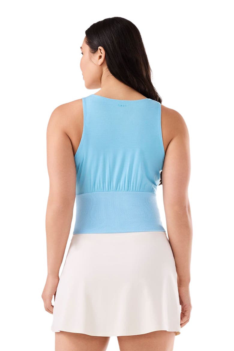 Solace Empire Waist Tank, Alternate, color, SURF