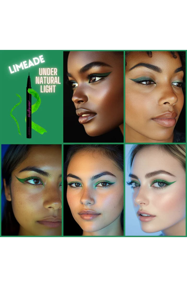 Ashunta Sheriff Beauty UV Glow Vegan Liner Pen Lemonade, Alternate, color, Limeade