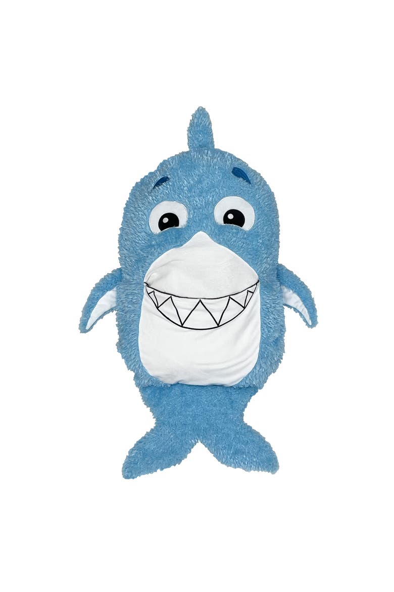 Shark Plush Pillow Cover, Main, color, Multicolored